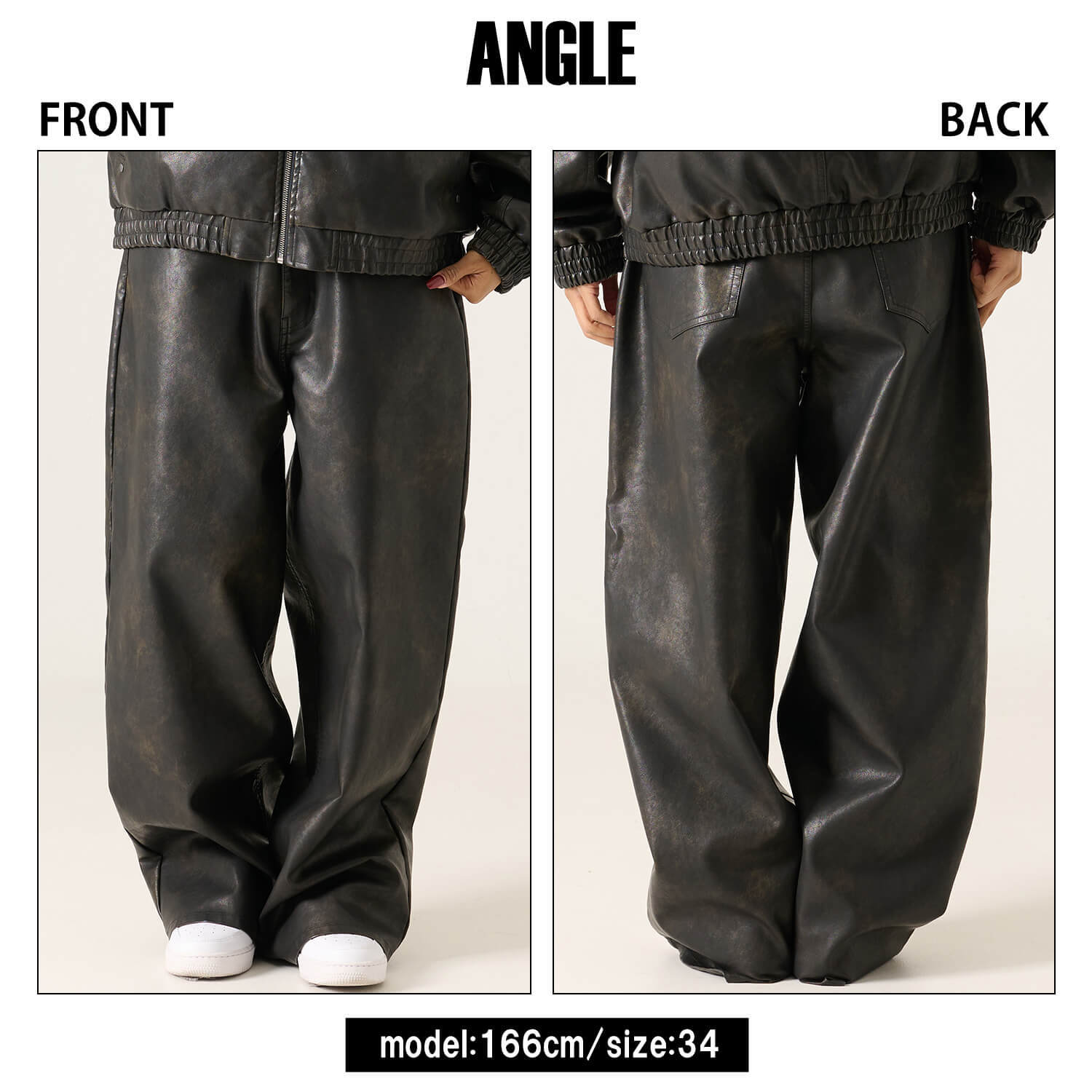 FUBU フブ レザーパンツ メンズ レディース fam-61502 フェイクレザー バギーパンツ ワイドパンツ 5ポケット 合皮 ルーズシルエット ジーパン ストリート ヒップホップ ダンス カジュアル ボトムス 32 34 36 38 2026 Karlas