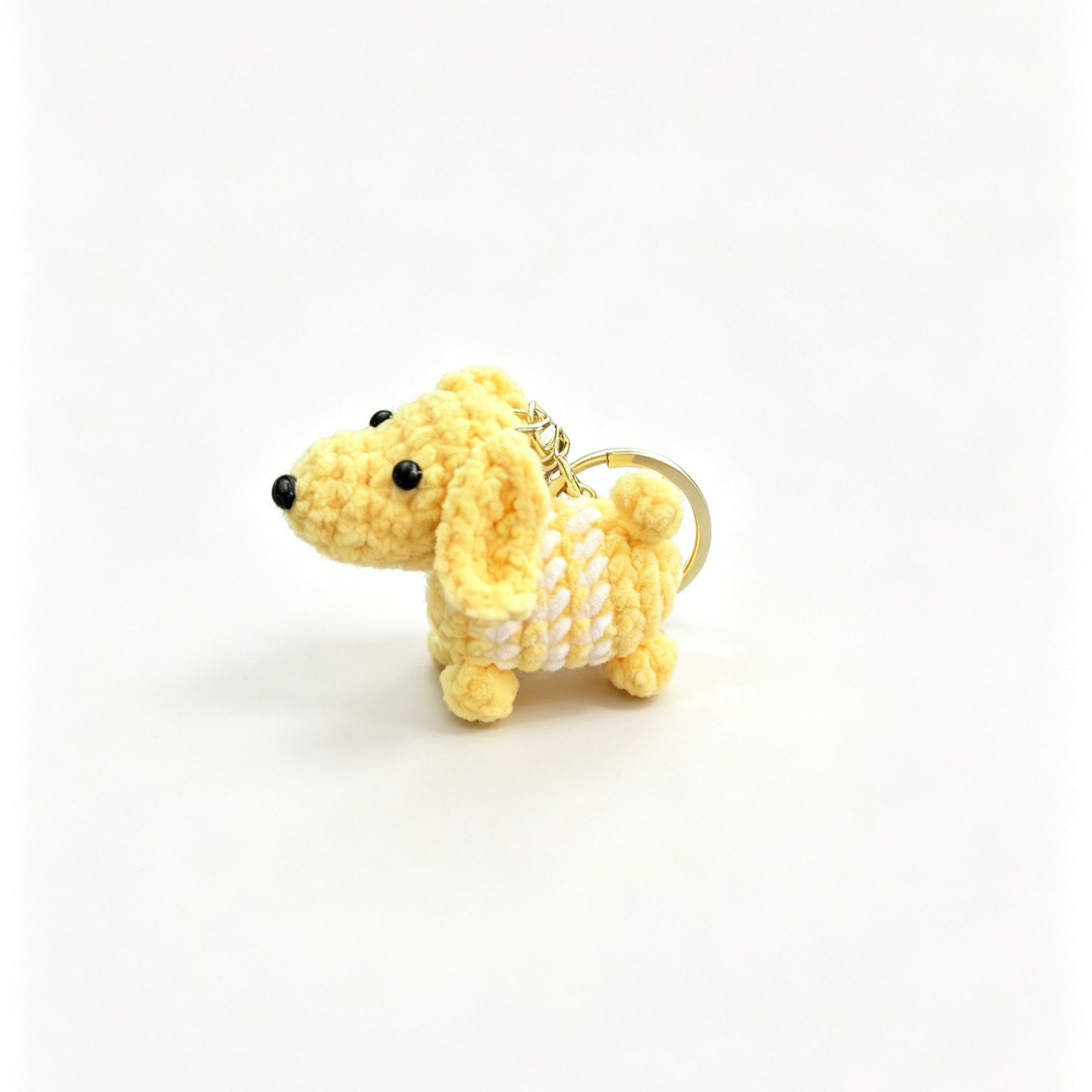 犬チャーム 毛糸 ハンドメイド風 ぬいぐるみ キーホルダー ミニわんこ バッグ飾り かわいい アクセサリー 小物 誕生日 記念日 プレゼント ギフト
