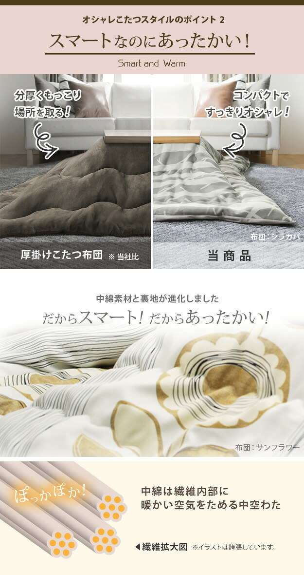 こたつ 長方形 大判サイズ モダンリビング継ぎ脚こたつ-ディレット 210x100cm 日本製厚手カーテン生地の北欧柄こたつ布団セット こたつ布団セット 継脚 高さ調整 テーブル ローテーブル 炬燵 コタツ モダン 天然木 木製 日本製 国産 テレワーク