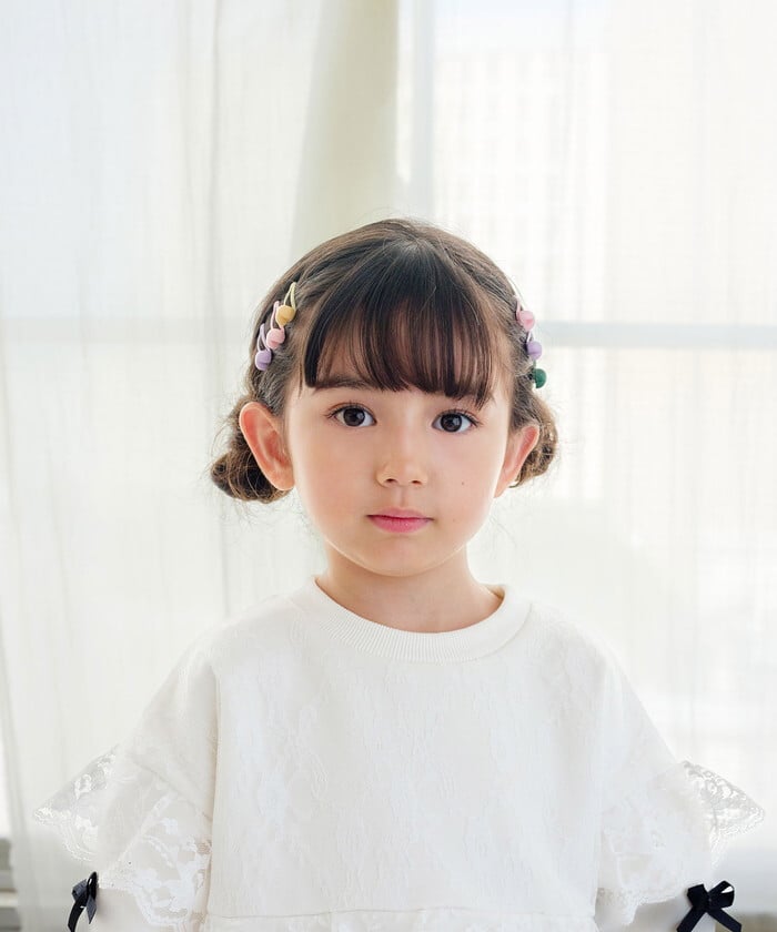 ヘアピン 通販 Rora パッチン留め 子供用 キッズ ヘアアクセサリー ヘアクリップ スリーピン 前髪クリップ パステルカラー ハートモチーフ ミニサイズ 髪飾り 髪留め 女の子 子ども ヘアアレンジ