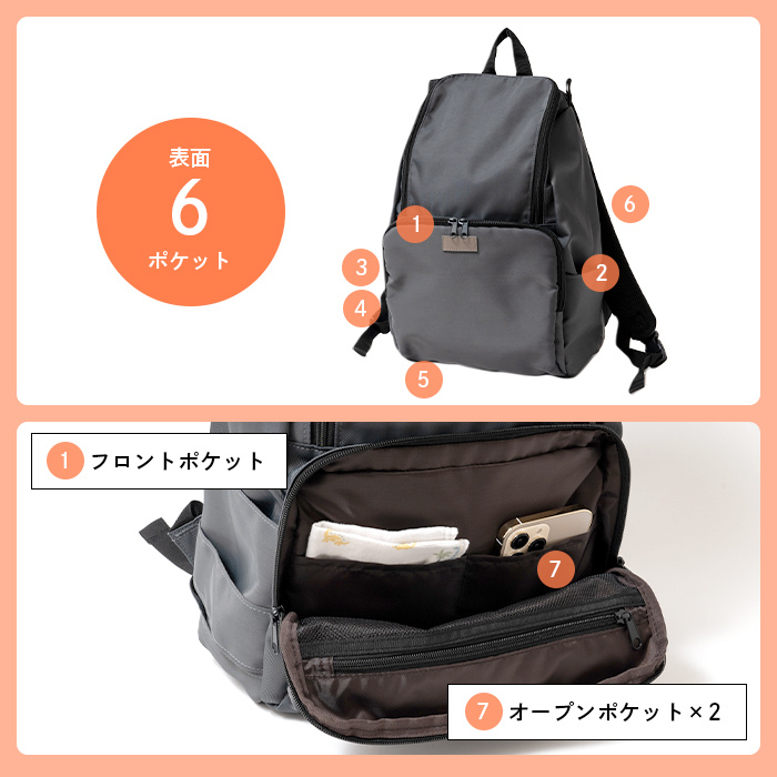 APPLEBAG アップルバッグ ペアレンツリュック レディース メンズ 18L 大容量 軽量 撥水 マザーズリュック マザーズバッグ ファザーズバッグ 多機能 自立 保冷ポケット 大きく開く ベビーカー キャリー対応 アウトドア レジャー ユニセックス ギフト
