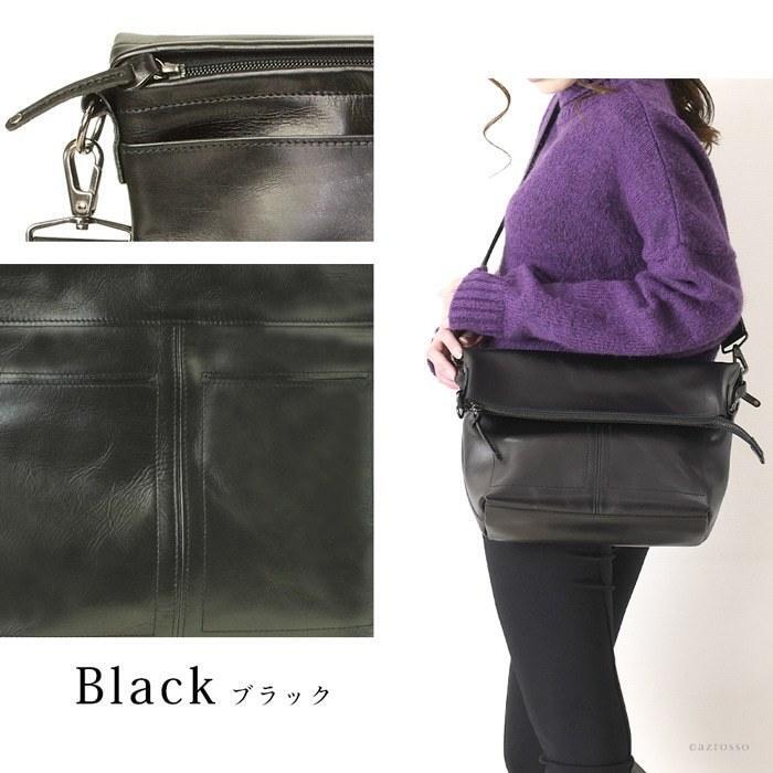 2way ショルダーバッグ 本革 A4収納 レザー バッグ 日本製 コンパクト 大容量 レディース