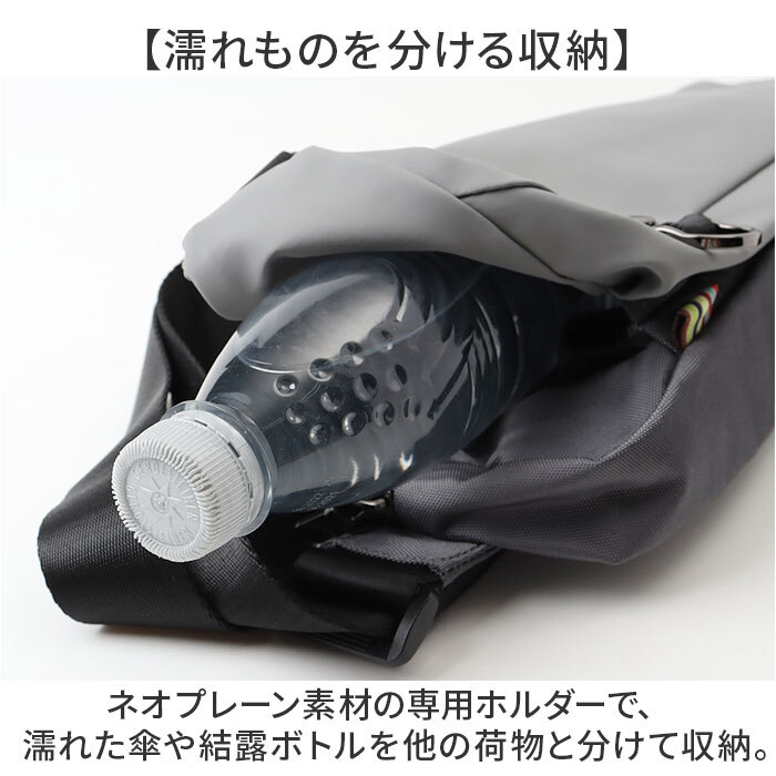 スリングバッグ メンズ レディース 通販 ショルダーバッグ ボディーバック 斜めがけバッグ 折りたたみ傘 晴雨兼用傘 折り畳み日傘 撥水 軽量 軽い 小さめ 大容量 旅行 アウトドア プロスペリティ PRO SPERITY PSCK-03 かっこいい 男性