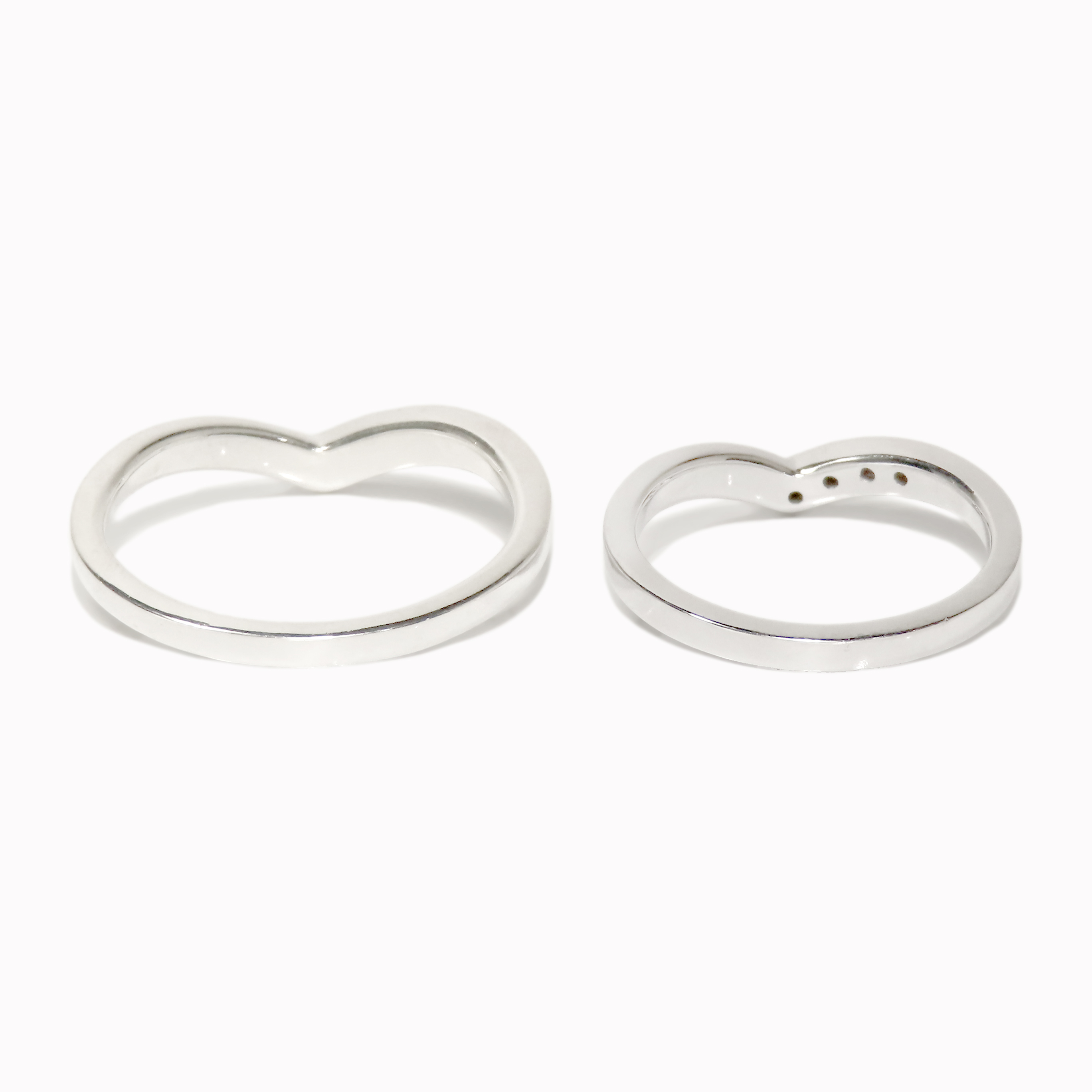 pt900 プラチナV字リング【刻印無料】結婚指輪 マリッジリング V字型 プラチナ900 ダイヤモンド 天然石 4月 誕生石 ハンドメイド 手作り 結婚 結婚式 マリッジ ペアリング メンズ レディース ペア 誕生日 プレゼント ギフト包装 彫金 箱入り Grand Galleria グランドガレリア