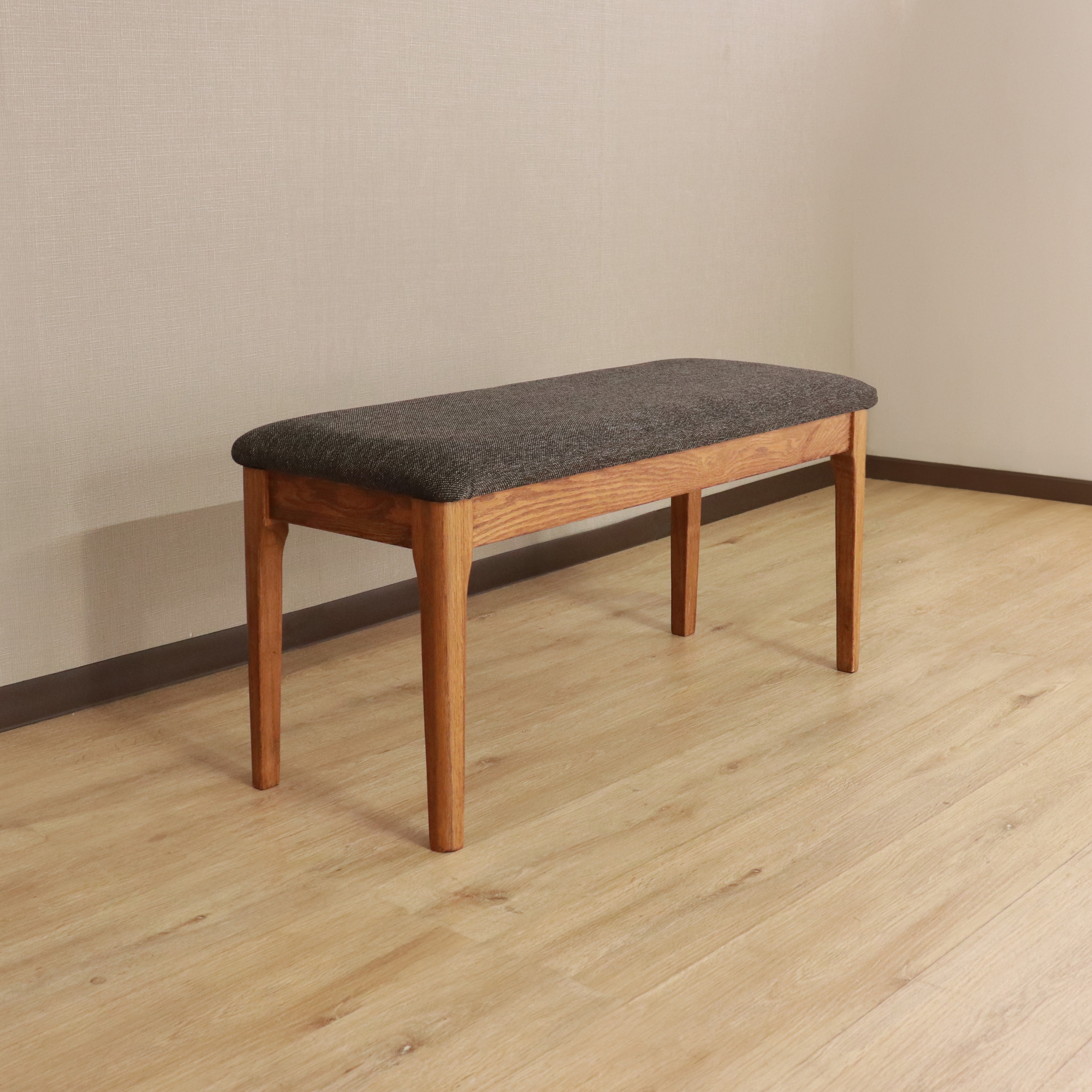 ダイニングベンチ メーベル レッドオーク 天然木 92cm・120cm ナチュラル・ブラウン W92xD35xH44cm / W120xD35xH44cm ベンチ 長椅子 食卓椅子 ダイニング 木製 ナチュラル ブラウン おしゃれ