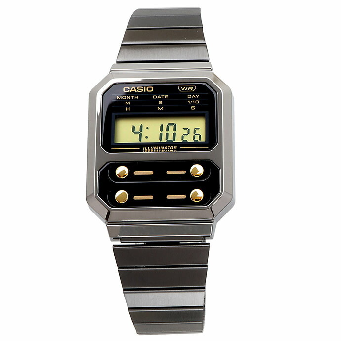 CASIO 腕時計 カシオ 時計 ウォッチ CASIO カシオ チープカシオ F-100復刻モデル デジタル メンズ レディース キッズ A100WEGG-1A2 [並行輸入品]