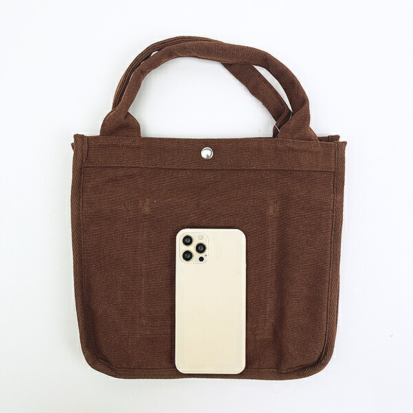 スヌーピー スクエアトートバッグ (ブラウン)  ルートート ROOTOTE SNOOPY