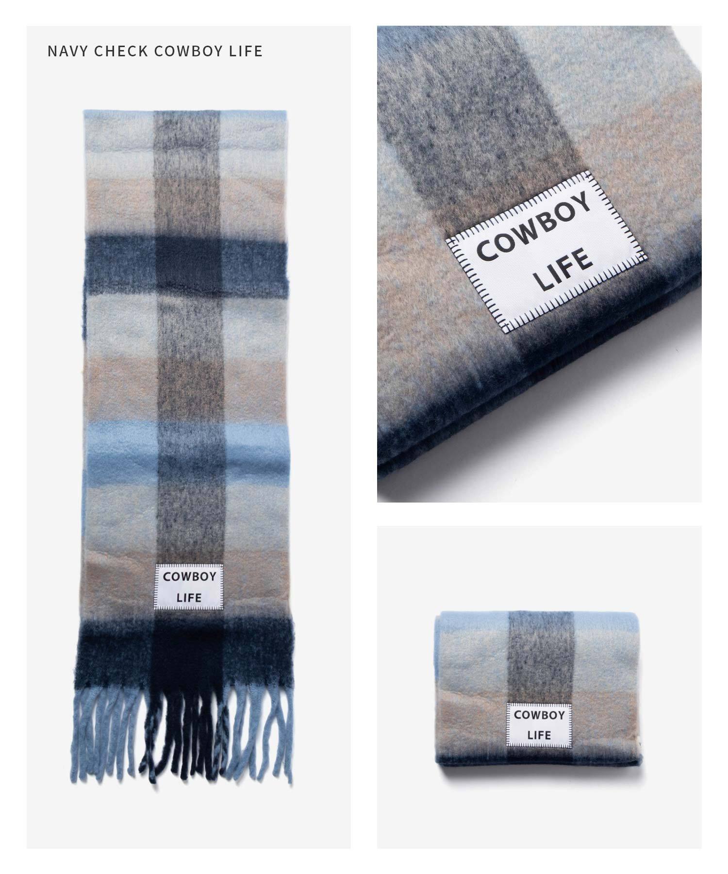 【正規品】 バーブ トゥ ドゥ VERB TO DO SCARF マフラー C-SCARF スカーフ レディース チェック 大判 フリンジ ファッション小物