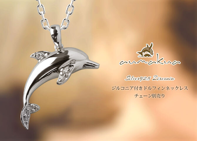 ハワイアンジュエリー シルバー ペンダントトップ ドルフィン イルカ ジルコニア ロジウムコーティング シンプル シルバー925 ネックレス チェーン別売 aumakua メール便 メンズ レディース 誕生日 プレゼント ハロウィン 【品番：001-11-03】