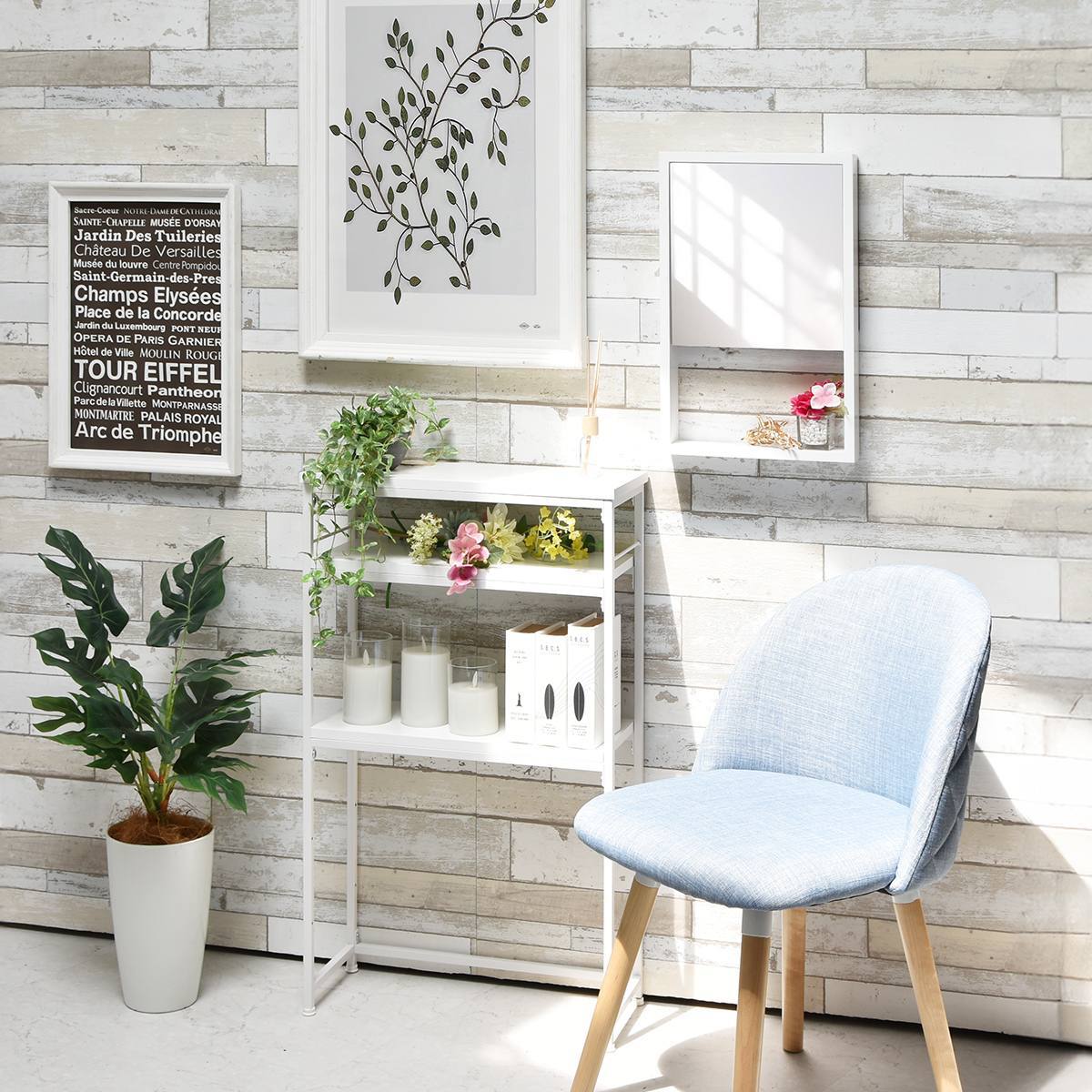 BF DECO Wall Mirror BFMI0251 壁掛け 収納付き ミラー ウオールミラー 鏡 姿見