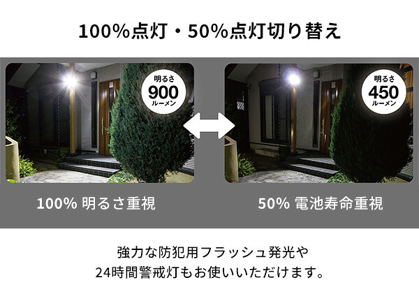 照明 ライト 5W×2灯フリーアーム式LEDソーラーセンサー フリーアーム LED センサー 人感センサー ソーラーパネル発電 ソーラー式 防雨 防犯グッズ 防犯 遠隔操作 ルーメン 屋外 新築祝い 引越し祝い