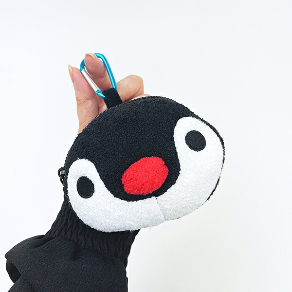 ピングー (PINGU) ピンガ カラビナ付きぬいぐるみファスナーマスコット ポーチ
