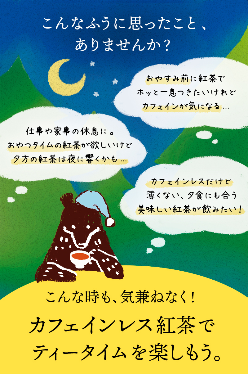 カフェインレス紅茶（100g）スリランカ産セイロンティー100％ 無香料 カフェイン98％以上カット フルリーフ デカフェ