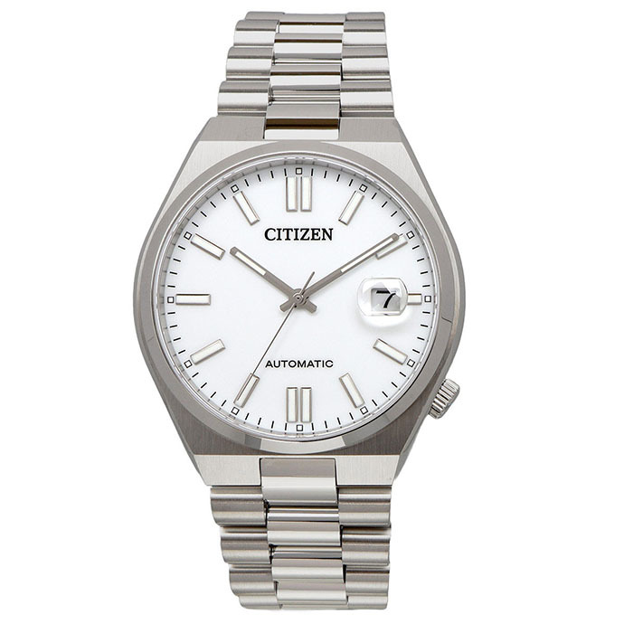 CITIZEN 腕時計 シチズン 時計 ウォッチ シチズン コレクション TSUYOSA Collection ツヨサ コレクション 自動巻き メカニカル ホワイト メンズ NJ0150-81A [並行輸入品]