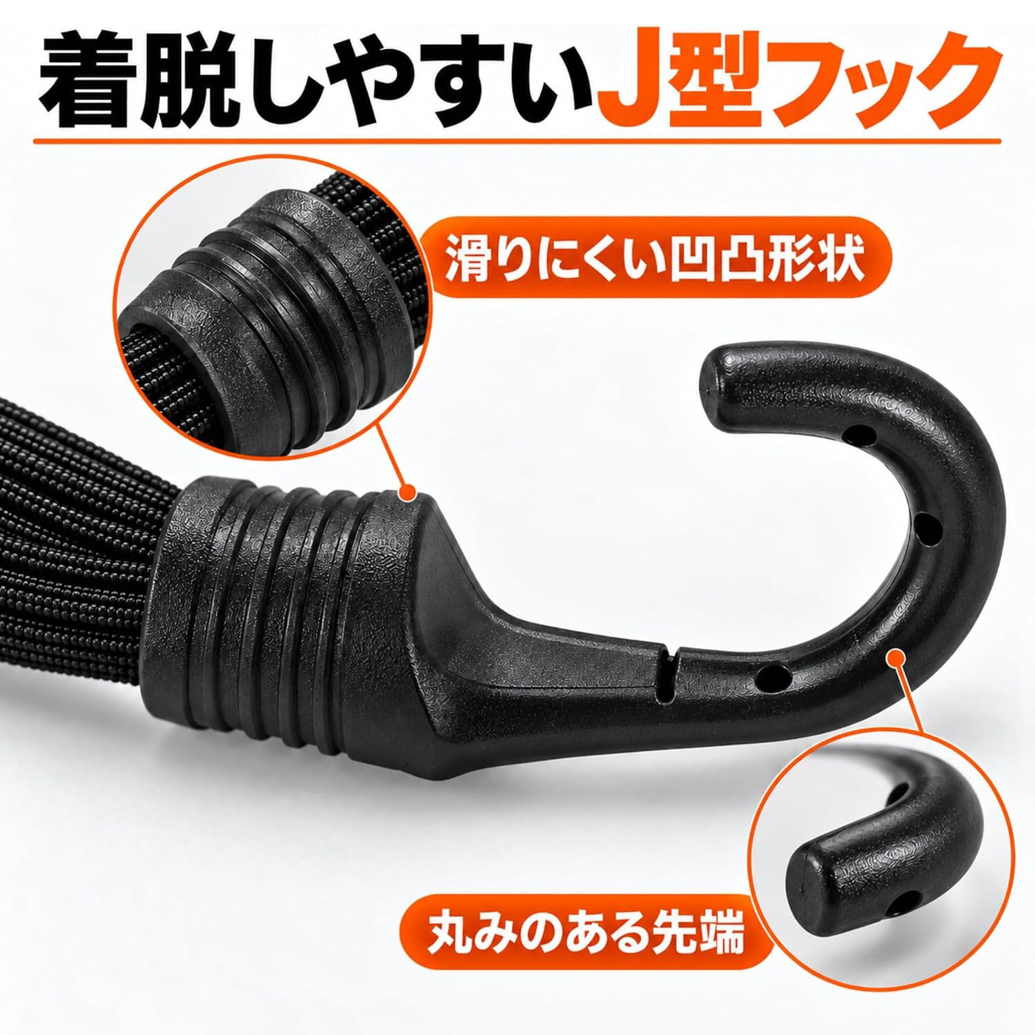 荷物固定バンド 90cm 2本セット バンジーコード 多股ゴムロープ フック付き 伸縮タイプ 長さ調整可能 荷締めベルト 自転車 バイク 車載 荷台 キャンプ アウトドア 荷物固定用 LB0HKMFYCJY