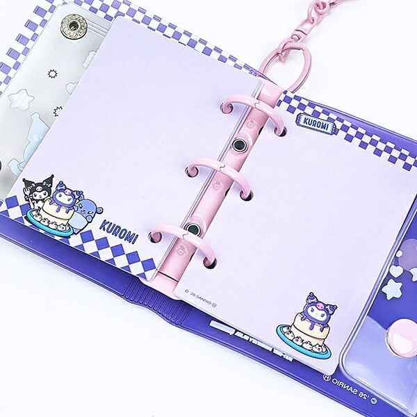 サンリオ クロミ ミニシールバインダーチャーム キーホルダー 文具 Sanrio