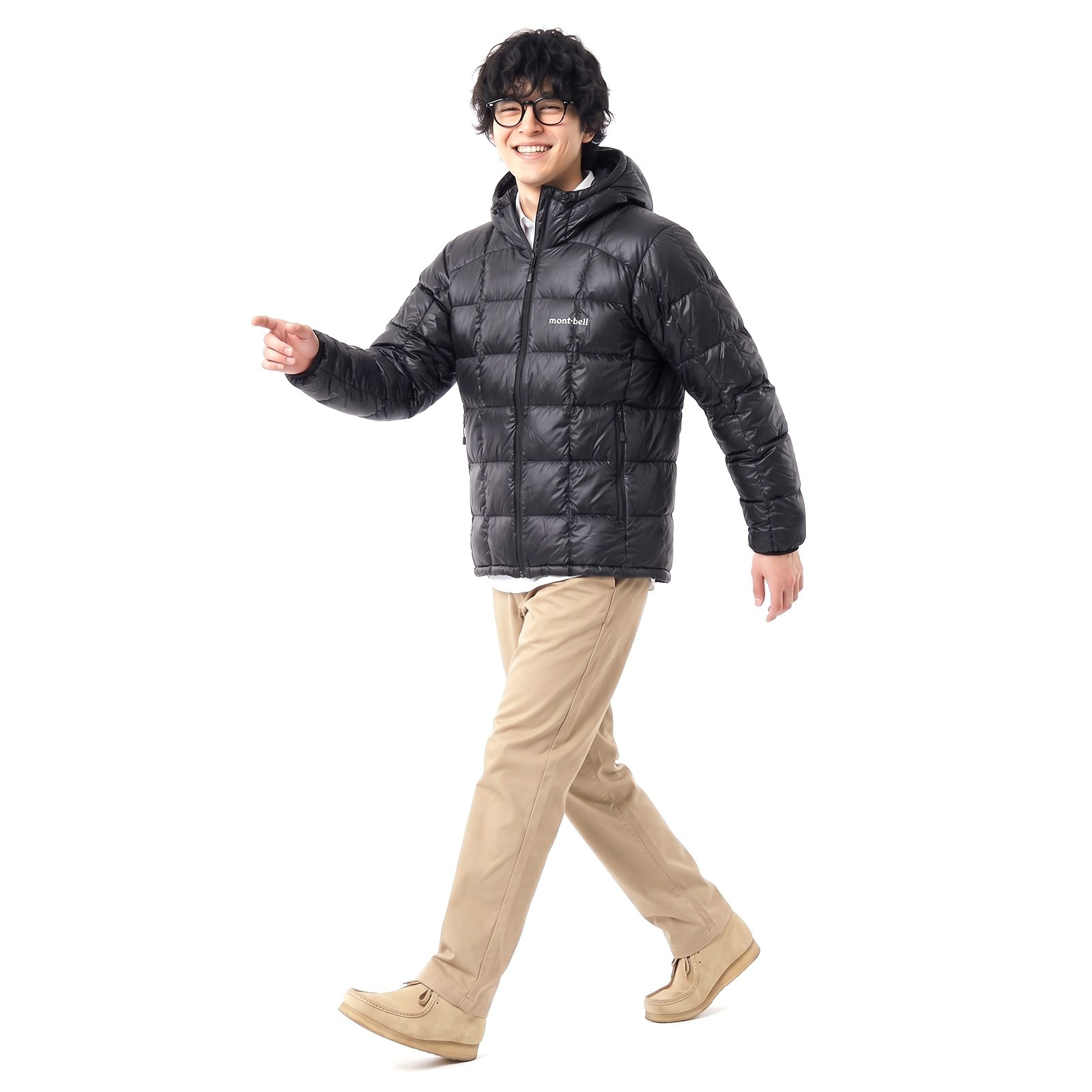 【2色×4サイズ】モンベル スペリオダウン パーカ Men's #1101659 ダウンジャケット メンズ 800FP EXダウン 軽量 239g フード付き インナーダウン ミドルレイヤー 防寒 保温 コンパクト 収納 登山 トレッキング キャンプ 旅行 ブラック グレー S M L XL 秋冬用