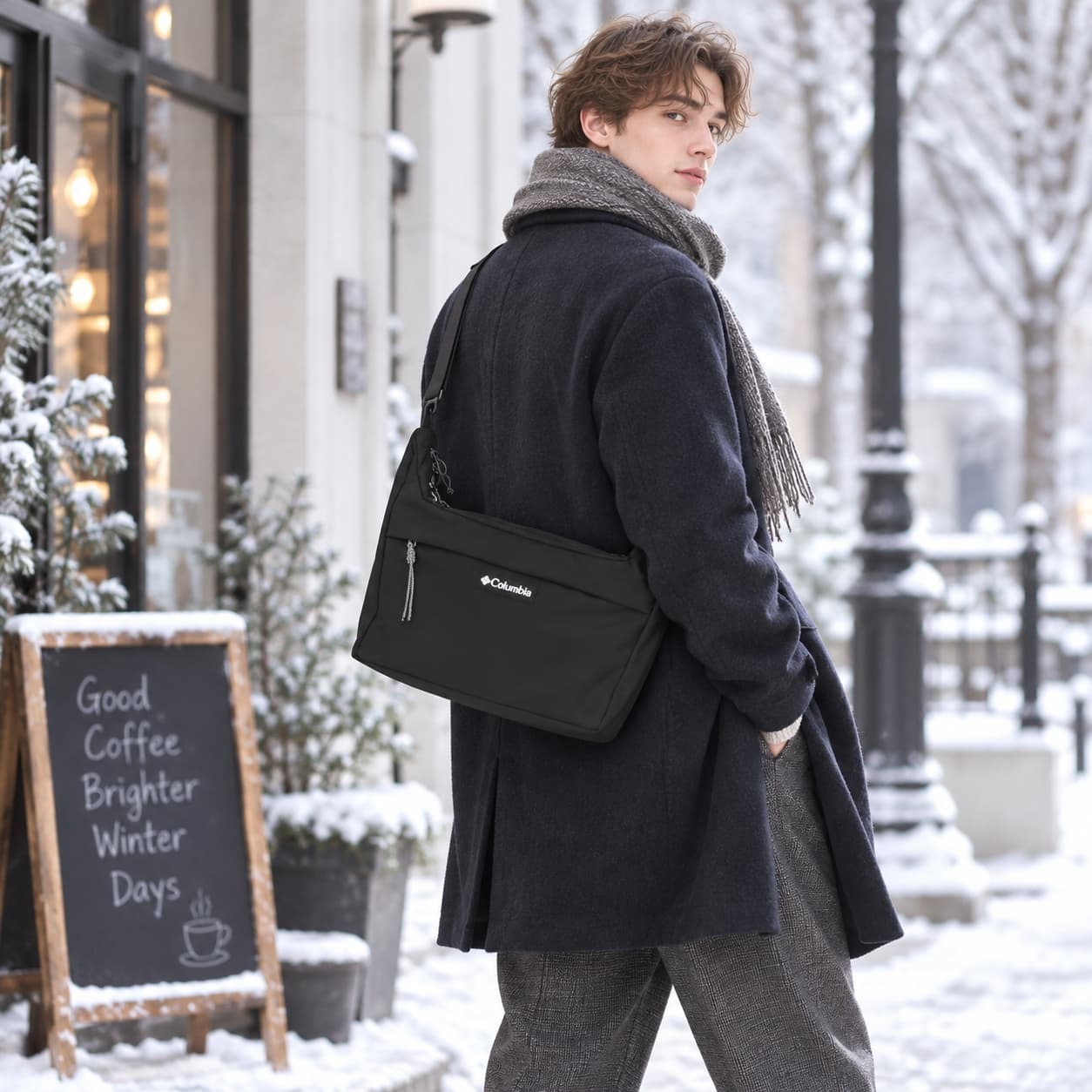 Columbia コロンビア ムーンショルダーバッグ ショルダー SunnysidePark 斜め掛け かばん 普段使い レディース メンズ ギフト プレゼント ブラック pu7285