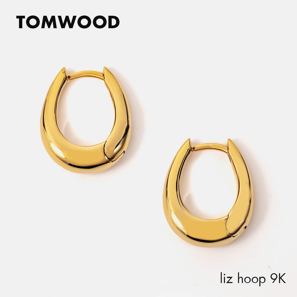 トムウッド TOM WOOD E33HSNA01 S925 ピアス レディース アクセサリー フープ liz hoop ゴールド 9k スターリングシルバー 925 ジュエリー ギフト プレ  爆買
