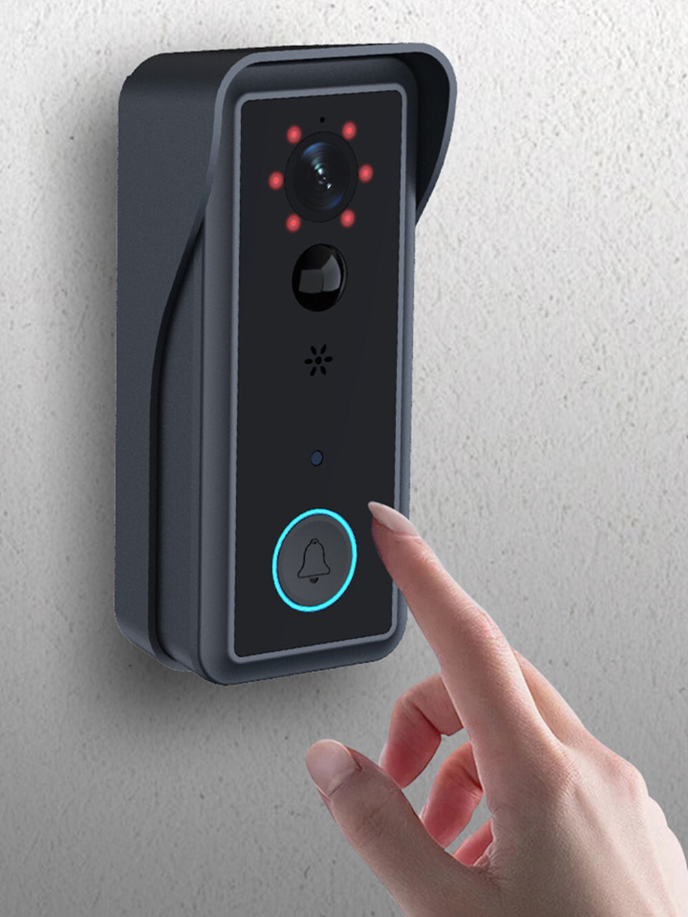 ドアカメラ   MV01  WIFI式インターホン   ドアフォン   防犯   動体検知   ミリオンHD   155度 広角レンズ   赤外線照射機能   防水IP54   双方向オーディオの機能   住宅設備ドアホン   インターホン   設置も簡単   ※注意点 2.4GHzのWiFiのみに対応。