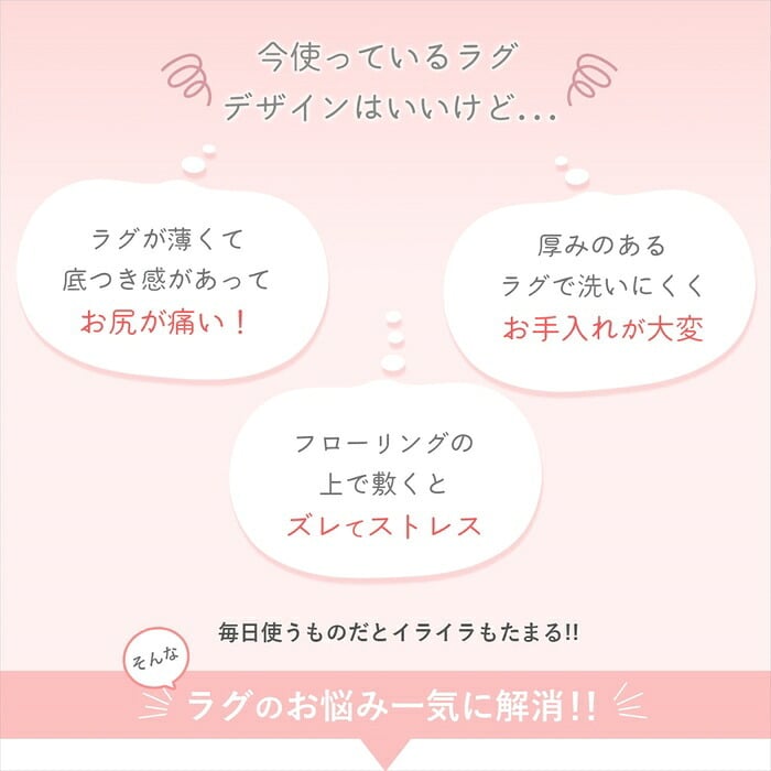 ラグ カーペット クッションマット マット 170×170cm ピタリ プラス すべり止め 下敷き 滑り止め 手洗い 防音マット 防音 防ダニ加工 ホット 対応 床暖房対応 ウレタン入り下敷き 保温性 下 絨毯下 便利 無地 ホワイト オールシーズン