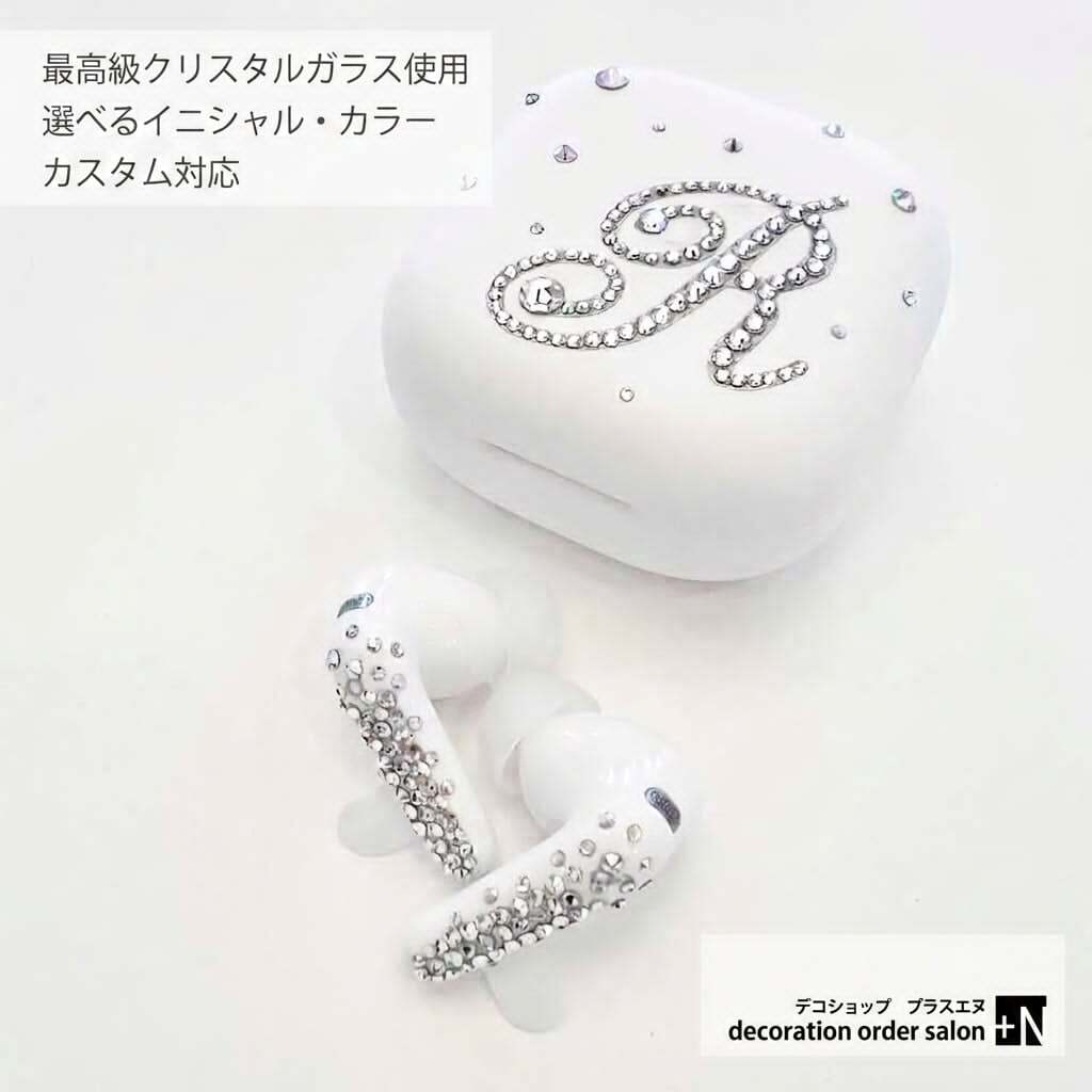 ワイヤレスイヤホン アクティブノイズキャンセリング マルチポイント接続 最大50時間再生 PSE技術基準適合 付けてるだけで可愛い キラキラ 最新モデル Bluetoothイヤホン 選べるイニシャル 選べるスワロフスキーカラー プレゼントにもおすすめ キラキラ 可愛い Anker Soundcore P31i (Bluetooth 6.1)