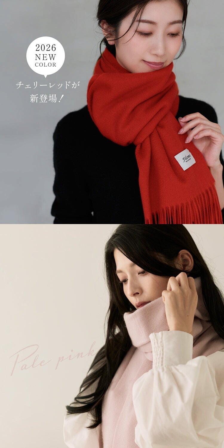 ＜刺繍納期注意＞極やわカシミヤ 100% ストール レディース 白 カシミヤストール 【名入れ刺繍可能】 マフラー カシミヤマフラー 無地 カシミヤ ストール 大きめ Filomo 柔らかい 敏感肌 春 秋 冬 ギフト プレゼント 7F (02000277r)