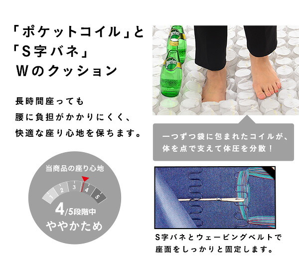 ソファ 座椅子 3人掛けコンパクトカウチ lugna ルグナ 8色対応 カウチ ー スツール L字 ロータイプ オットマン ポケットコイル 3人掛け ファブリック 合皮 シンプル おしゃれ 北欧