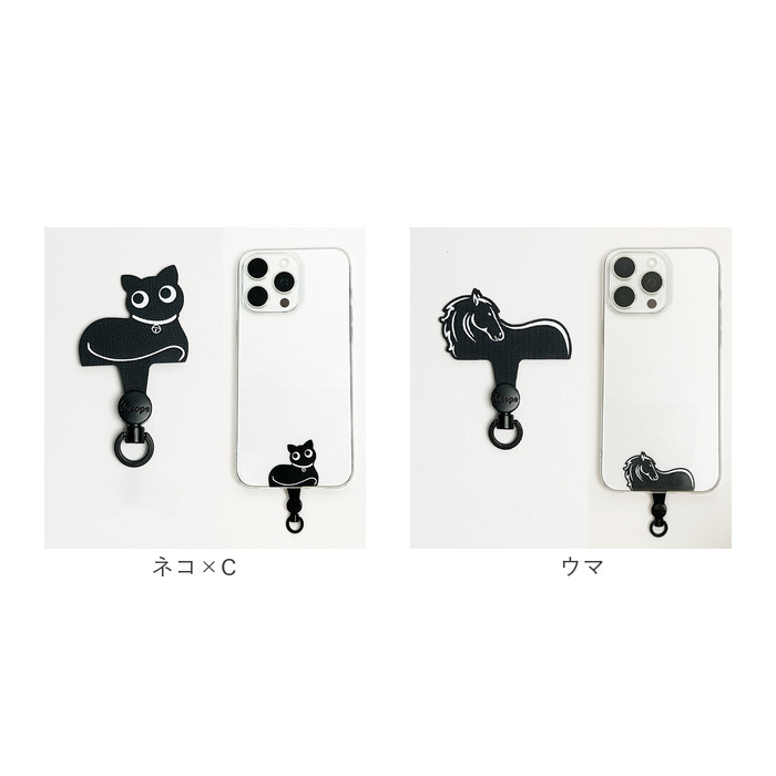 スマホ ストラップホルダー 通販 スマホストラップホルダー 挟むだけ スマホホルダー ホルダーのみ スマホショルダー スマホストラップ 携帯ストラップ スマホアクセサリー 落下防止 携帯 アタッチメント 動物 アニマル かわいい おしゃれ