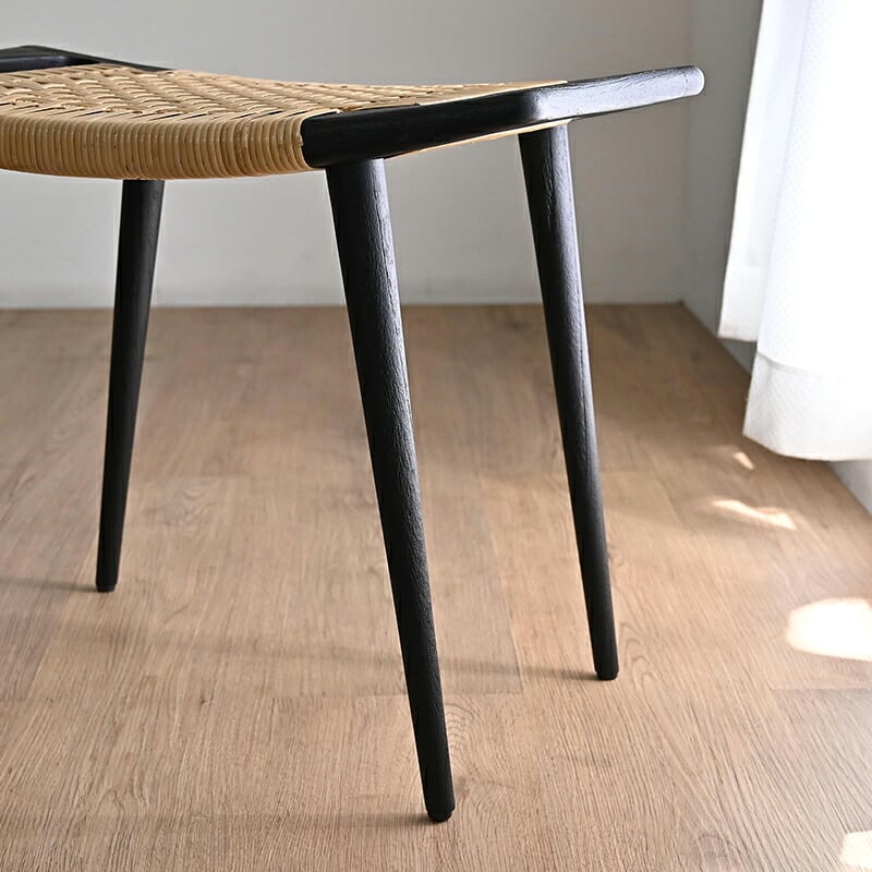 ダイニング家具 スツール 収納 木製 チーク 無垢材 ラタン 和モダン モダン おしゃれ バリ家具 リビング 玄関 ダイニングチェア 椅子 チェア 北欧 ジャパンディ ベンチ ナチュラル シンプル インテリア アジアン家具