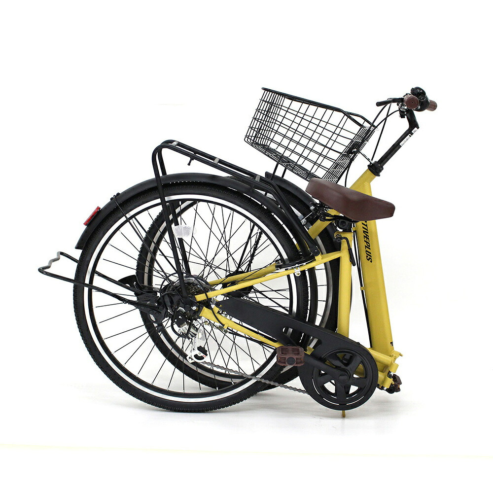 自転車 折り畳み MIMUGO ミムゴ ACTIVEPLUS ノーパンク26インチ6段折畳みシティサイクル MG-AP266NCM【代引不可】【メーカー直送】