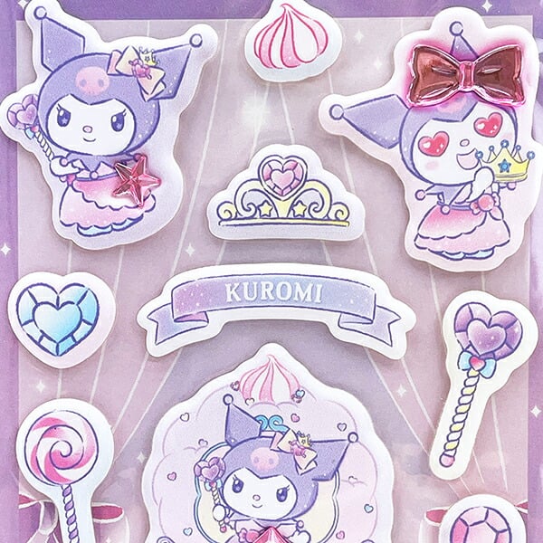 サンリオ クロミ ジュエルマシュマロシール (スパークルジュエル) 文具 Sanrio