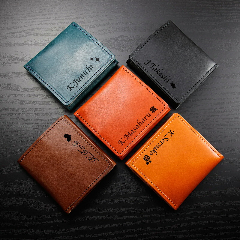 栃木レザー コインケース 名入れ 小銭入れ 名前入り ギフト ボックス型 革 刻印 レザー おしゃれ品 お祝い プレゼント 誕生日 記念 父の日 男性 女性 定年 退職 卒業