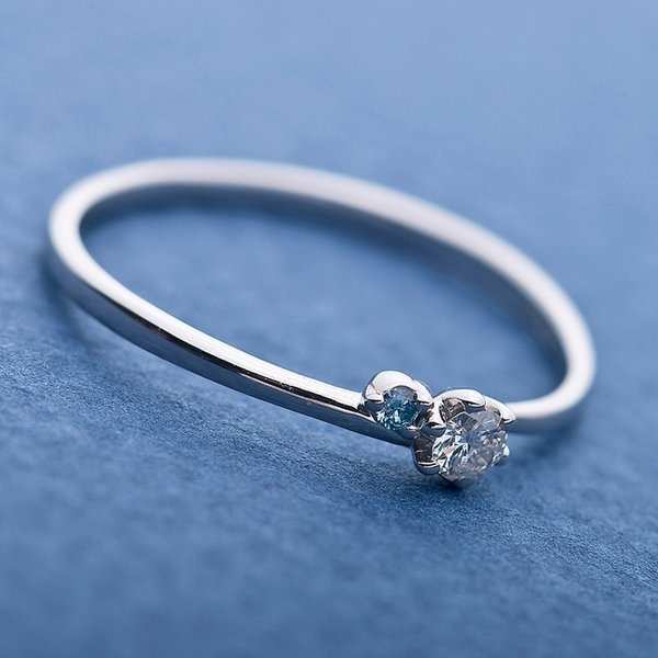 ダイヤモンド リング 指輪 プラチナ Pt950 合計0.06ct アイスブルーダイヤ ダイヤリング 8号 鑑別カード付き レディース アクセサリー ジュエリー 婚約指輪 結婚記念日 プレゼント