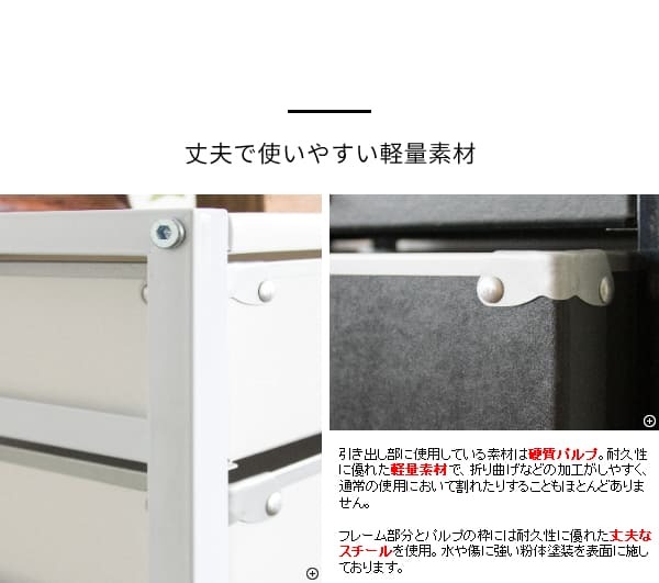 ラック 収納 チェスト ファイルラック ファイルワゴン キャスター付 書類 書類棚 収納棚 サイド 収納ボックス 書類ラック 多段チェスト 整理棚 おしゃれ シンプル サイドラック キャスター付きチェスト 5段タイプ 軽量 シェルフ 硬質パルプ 完成品 新生活