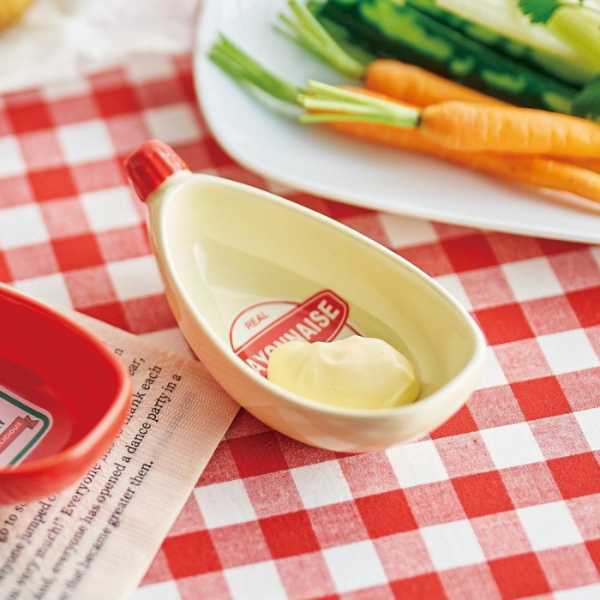 ディップトレイ マヨネーズ 磁器製 おしゃれ 調味料入れ 小皿 ミニボウル パーティー キッチン雑貨 卓上小物 ギフト プレゼント セトクラフト