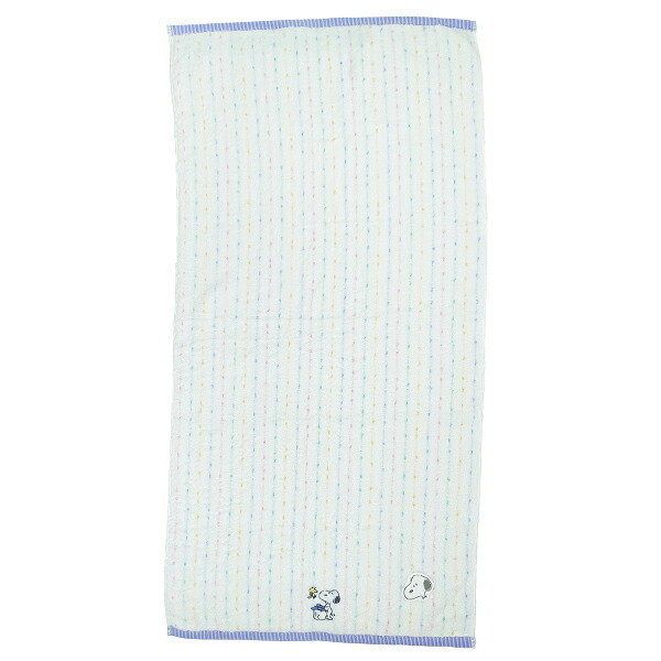 スヌーピー バスタオル (Washing) ホワイト 西川 日本製 SNOOPY 送料込み
