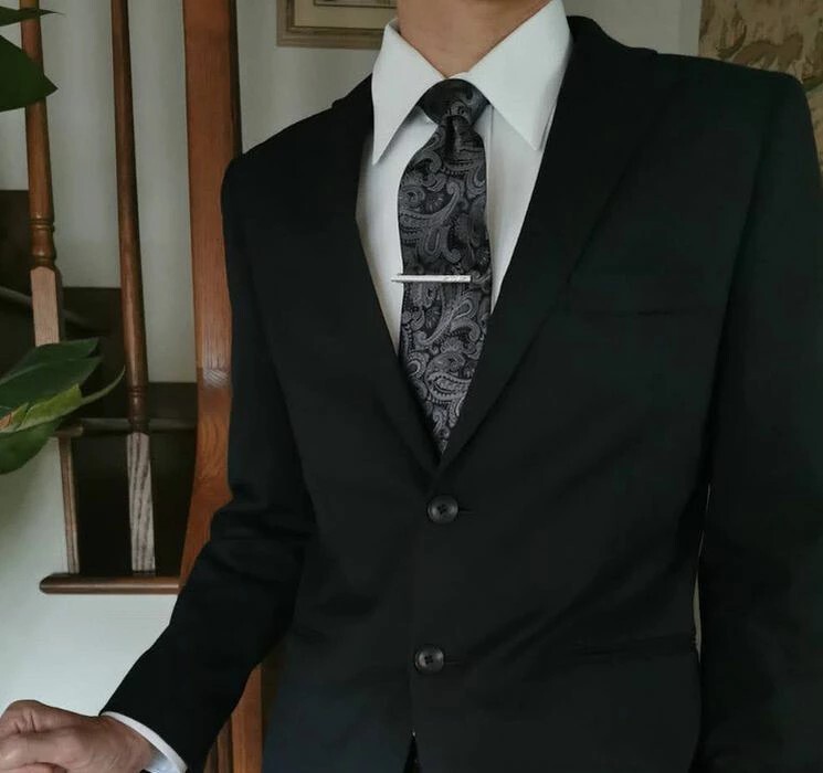 ネクタイ おしゃれ ギフト プレゼント バレンタイン 父の日 卒業式 入学式 就活 ブランド HUGO VALENTINO E2 シルク set-hugo-e
