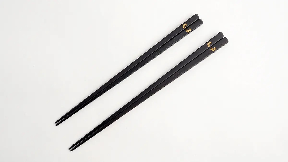 名古屋のお箸 / 黒檀 / ペア桐箱入り【送料無料（北海道・沖縄を除く）】