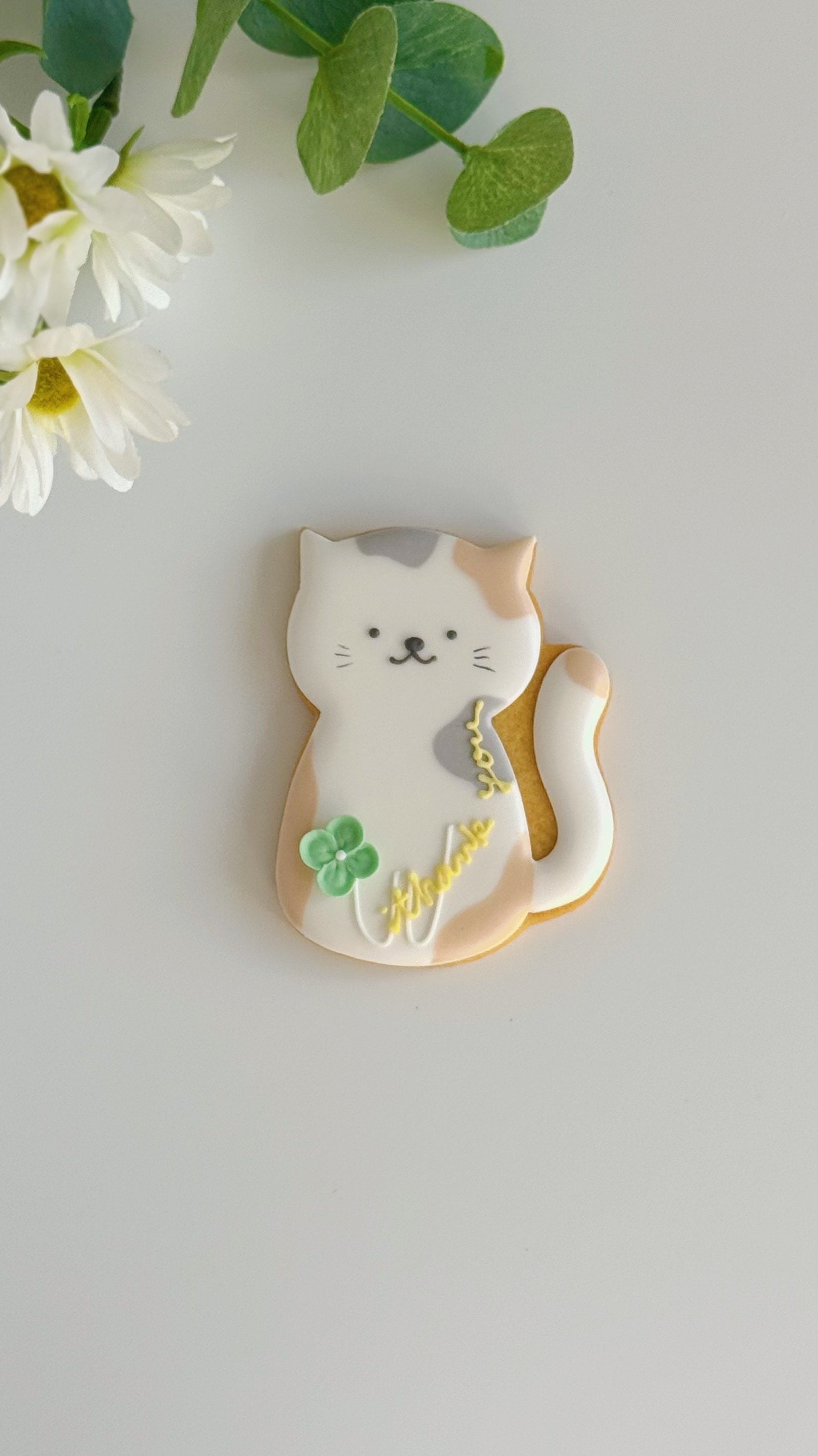 猫ちゃんメッセージクッキー お誕生日 記念日 結婚祝い 出産祝い 退職・送別 卒業・入学祝い 発表会 推し活 お礼・Thank youギフト ウェディング 周年祝い 開店・開業祝い