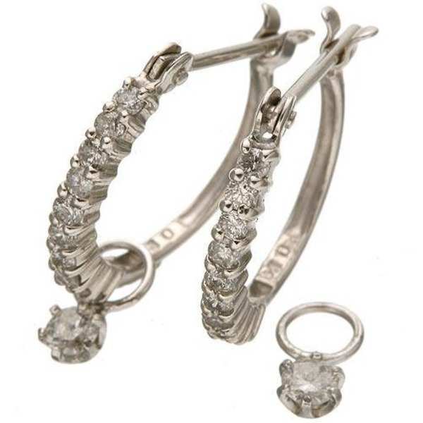ダイヤモンド ピアス ダイヤ 0.3ct ハーフエタニティ 揺れる チャーム シルバー925 SILVER レディース ジュエリー アクセサリー ギフト プレゼント ラッピング 記念日 誕生日 妻 彼女 20代 30代 40代 50代