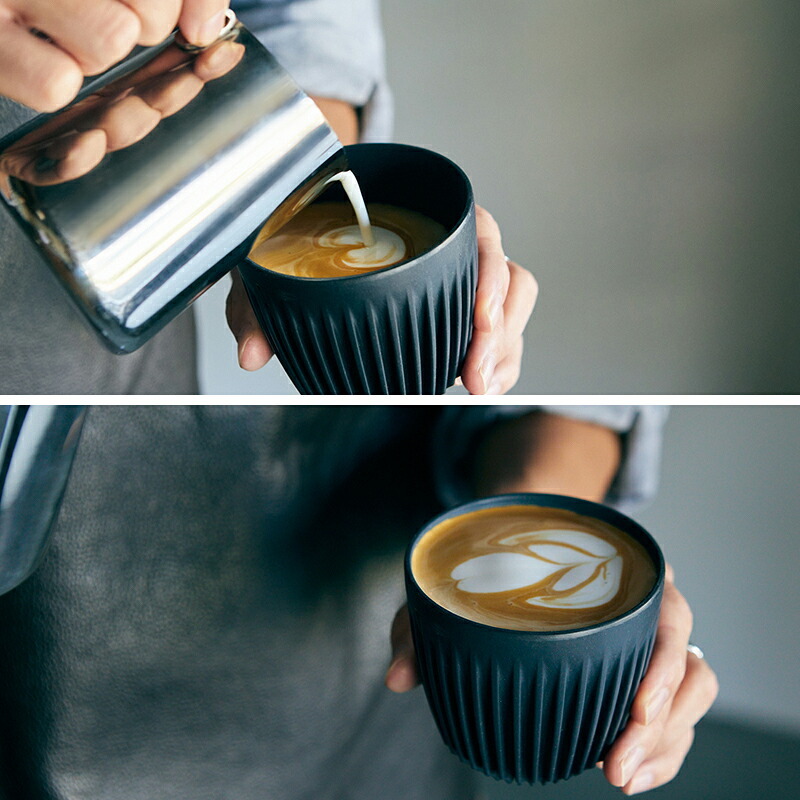 Huskee ハスキー 4個セット 3oz/90ml コーヒー コップ カップ カフェ 紅茶 かわいい サスティナブル 持ち運べる 軽量 ギフト プレゼント ナチュラル チャコール モノトーン バリスタ コーヒーハスク 男性 女性 メンズ レディース ハスキーカップ