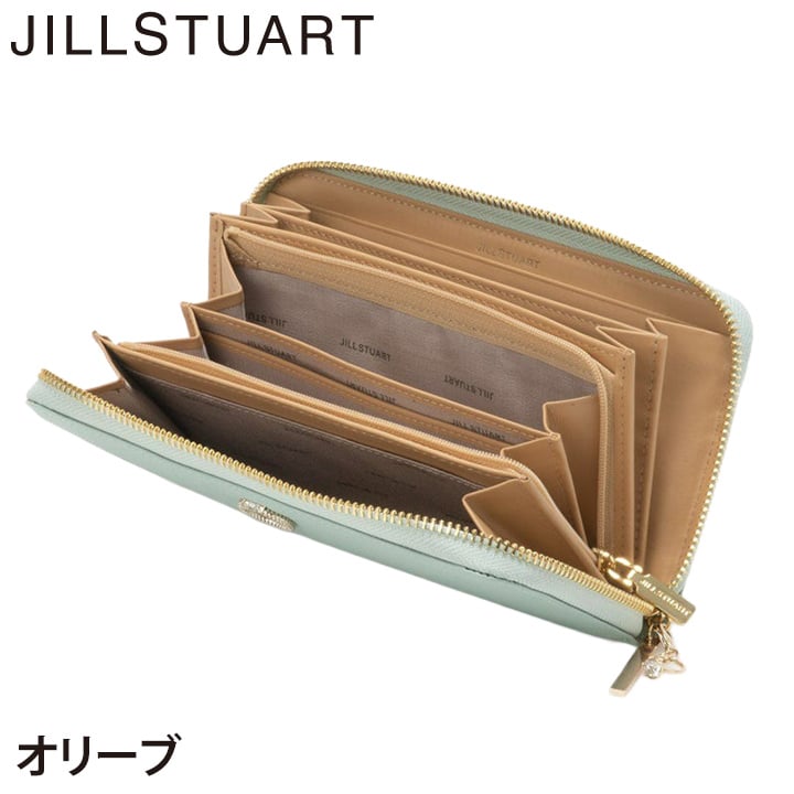 ジル スチュアート 財布 長財布 レディース 牛革 エターナル ラウンドファスナー 大容量 ギフト JILL STUART