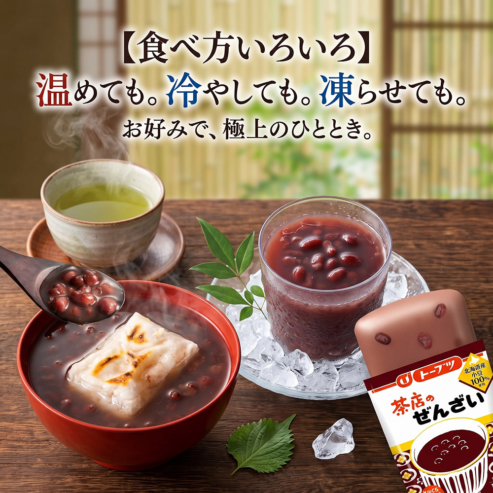 ぜんざい ギフト トーブツ食品 北海道産小豆100％ 180g×3個 和風タオル2枚 選べる8柄 だるま 唐草 おにぎり 家紋 狐面 まねきねこ 手裏剣 富士山 引き出し式ギフトボックス 敬老の日 お歳暮 内祝い 母の日 父の日 お中元 誕生日 お祝い 贈り物 プレゼント