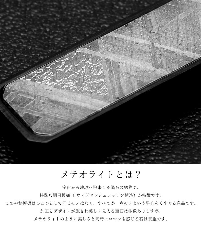 KNIS ニス メテオライト 隕石 ネックレス メンズ シンプル プレート ステンレス 人気 ブランド ペンダント KN-NC002
