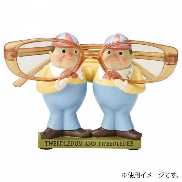 メガネスタンド ディー＆ダム 不思議の国のアリス キャラクター 雑貨 眼鏡置き めがね立て 眼鏡スタンド 卓上 収納 デスク周り インテリア 贈り物 プレゼント ギフト ユニーク おしゃれ ユーモア セトクラフト