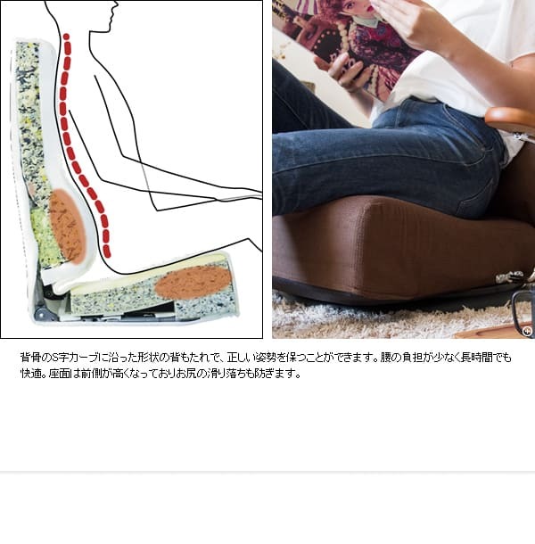 座椅子 肘掛け イス チェア 一人用 リクライニング 日本製 リクライニングチェア ハイバック おしゃれ コンパクト フロア ー 回転座椅 リクライニング13段 ヘッド5段 お年寄り 国産 腰をいたわる 座面高17~22cm 13段階リクライニング 長時