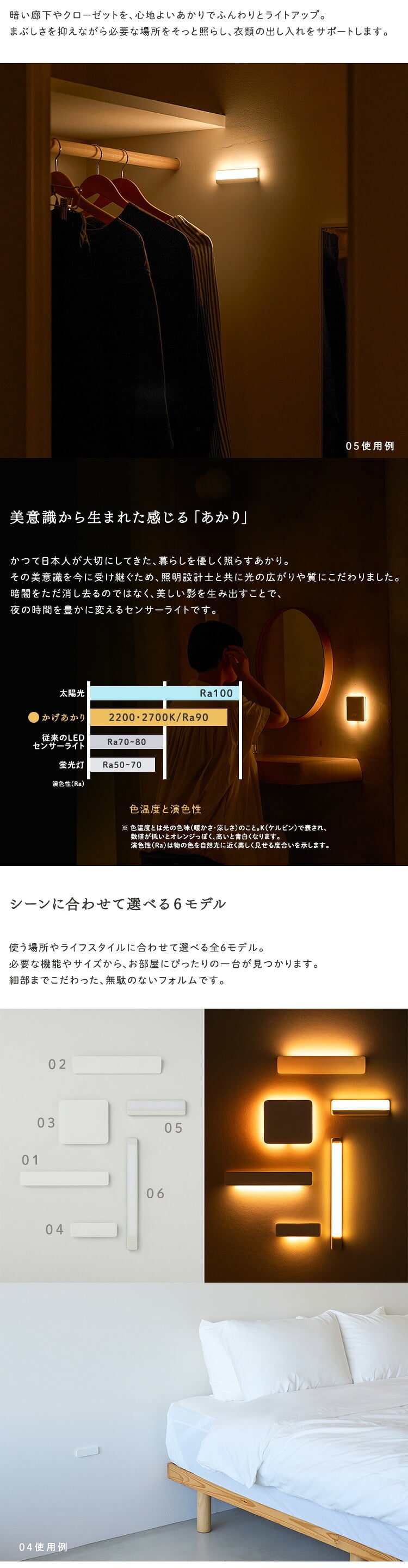 収納 人感センサーライト 室内 充電式 かげあかり05 ムサシ MUSASHI LED 電球色 USB Type-C 壁付け 石膏ボードピン マグネット脱着 物置 廊下 自動点灯 コードレス 日本製 30ルーメン 2色