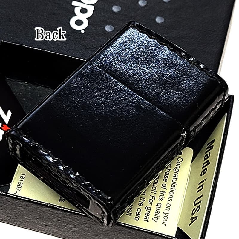 ZIPPO ライター オロビアンコ 限定30個生産 30周年記念 ジッポ 本革巻き ブラック ブランド 牛革 Orobinco レザー 皮 ロゴ かっこいい イタリア 黒 ミラノ プレゼント ギフト