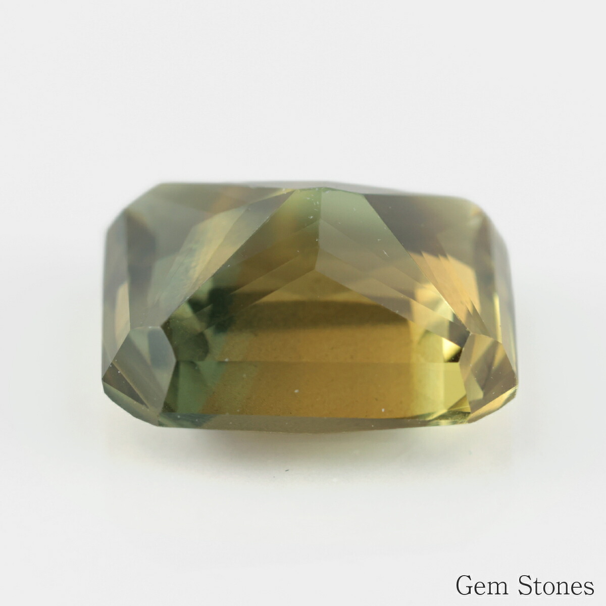 非加熱 バイカラーサファイア 3.60ct ルース 宝石 裸石 大粒 グリーン イエロー バイカラー サファイア ジュエリー オリジナル 制作 コレクション 誕生石 9月 記念 お守り 誕生日 プレゼント